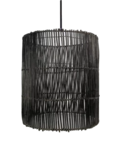 Hanglamp - Rotan - Black Wash - ø50 Cm -Woonmeubelwinkel 1523480277