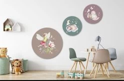 Muurcirkel Set Van 3 Kinderkamer Dromenland