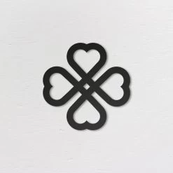 Klavertje Vier Industrieel Metalen Wanddecoratie