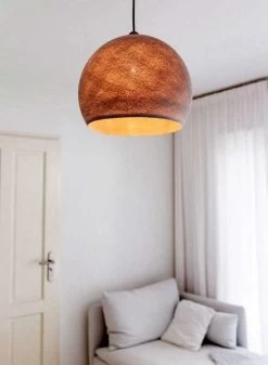 Cotton Hang Lamp Halfrond