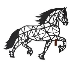 Dravend Paard Geometrisch