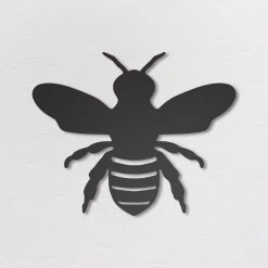 Bij Industrieel Metalen Wanddecoratie