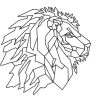 Geometrische Dieren Leeuw -Woonmeubelwinkel 5ef1afe1c12b9b47ba5a56898c84df5a2d1ed207de59a8452ea871864f4c5d22