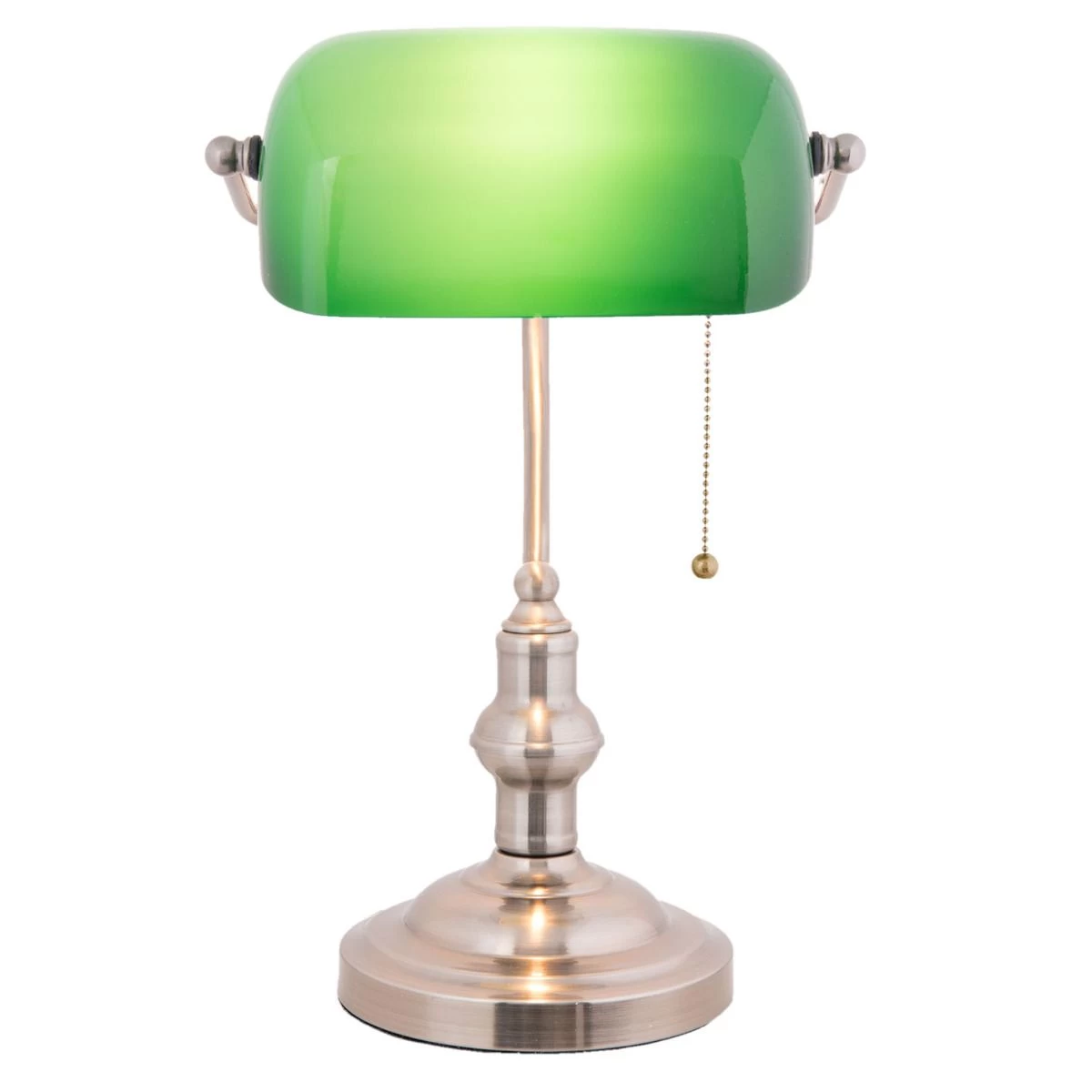 Klassieke Bureaulamp Groen Metaal Glas 27*17*41 Cm 3 Klassieke Bureaulamp Groen Metaal Glas 27*17*41 Cm