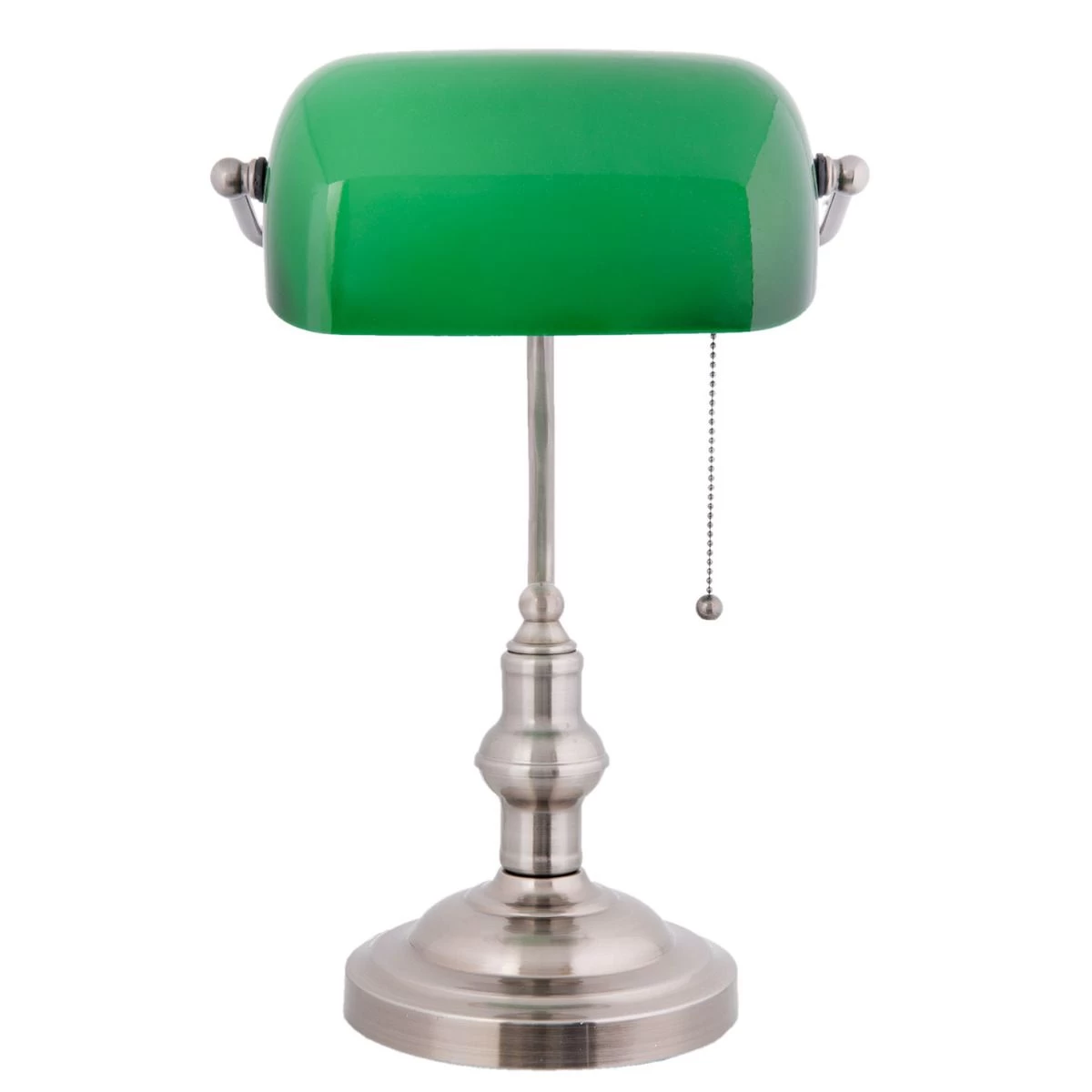 Klassieke Bureaulamp Groen Metaal Glas 27*17*41 Cm 5 Klassieke Bureaulamp Groen Metaal Glas 27*17*41 Cm - Afbeelding 3