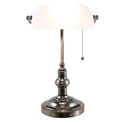 Klassieke Bureaulamp Wit 27*23*42 Cm