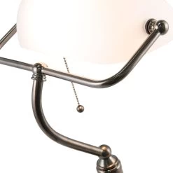 Klassieke Bureaulamp Wit 27*23*42 Cm -Woonmeubelwinkel 5ll 5100w 4