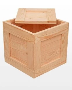 Fruitkist Kubus Met Deksel 35x35x35 Cm