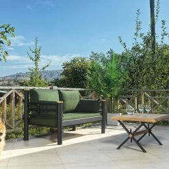 Tuinset Kappis Lounge Set Zwart Groen -Woonmeubelwinkel 679hvn1154 3