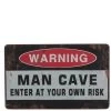 Warning Man Cave Metaal -Woonmeubelwinkel 7b30d87f3dbef290e478c2e61a5a153712976390c0c2c43af18d95f191d5702a