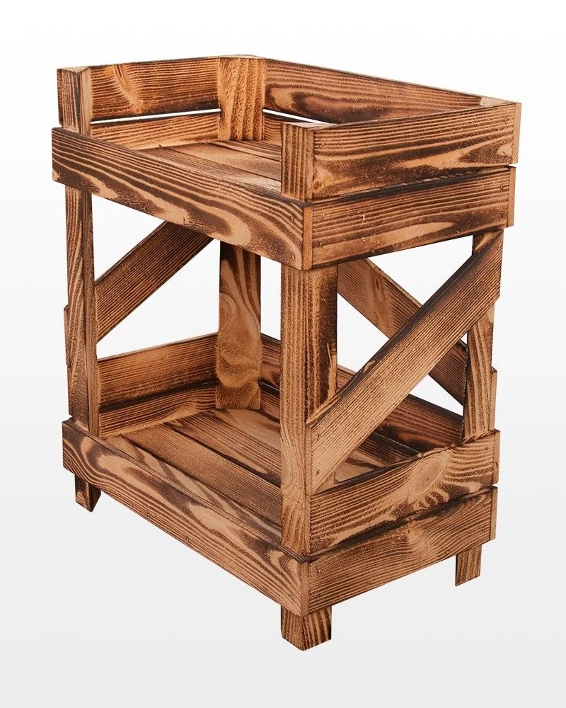 Houten Rek 2 Lagen 50x40x60 Cm 3 Houten Rek 2 Lagen 50x40x60 Cm