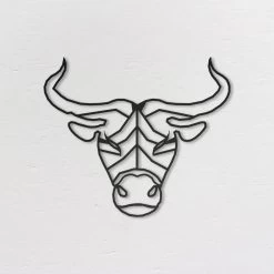 Bull Industrieel Metalen Wanddecoratie