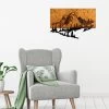 Geometrische Wanddecoratie Mountains Van Staal En Hout -Woonmeubelwinkel 899skl1284 1