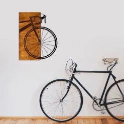 Geometrische Racefiets Van Staal En Hout