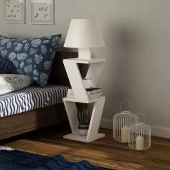 DKK Vloerlamp Kozena Wit