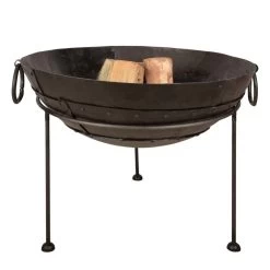 Vuurschaal Gerecycled Metaal L