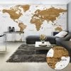 Fotobehang XXL - World Map: White Oceans II -Woonmeubelwinkel MNL 500x280new1369 MP 1