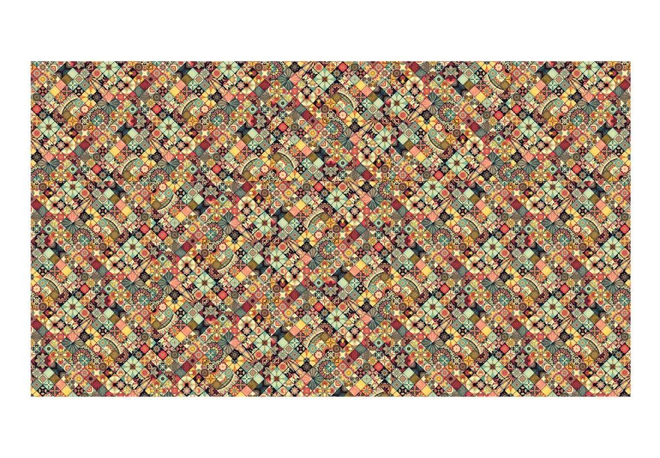 Fotobehang XXL - Rainbow Mosaic 4 Fotobehang XXL - Rainbow Mosaic - Afbeelding 2