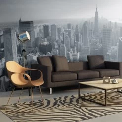 Fotobehang XXL - New York City Skyline In Zwart En Wit