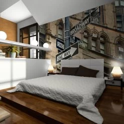 Fotobehang - Alle Wegen Leiden Naar Broadway