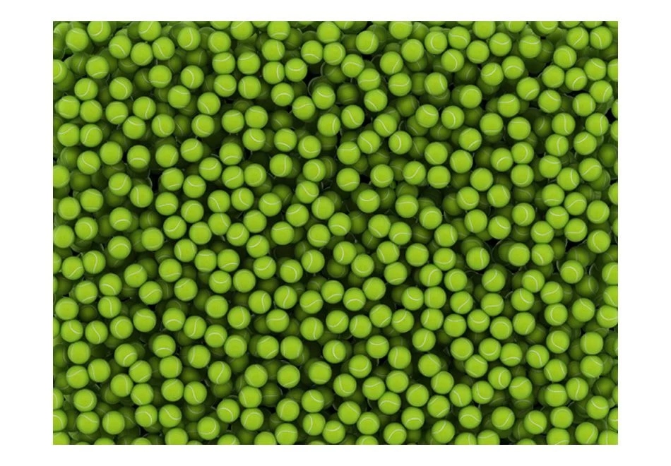 Fotobehang - Tennisballen - Achtergrond 4 Fotobehang - Tennisballen - Achtergrond - Afbeelding 2