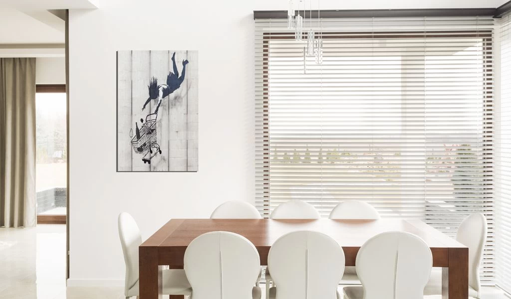 Schilderij - Shop Til You Drop By Banksy 4 Schilderij - Shop Til You Drop By Banksy - Afbeelding 2