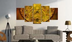 Schilderij - Mandala: Golden Power -Woonmeubelwinkel MNL N6717 MP 2
