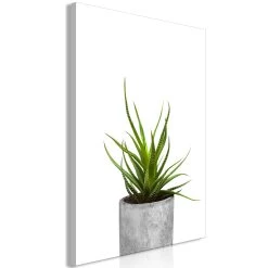 Schilderij - Haworthia (1 Part) Vertical