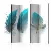 Vouwscherm - Blue Feathers II [Room Dividers] -Woonmeubelwinkel MNL PARAVENT1018 MP 1