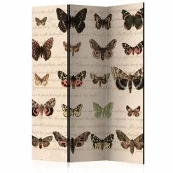 Vouwscherm - Retro Style: Butterflies [Room Dividers]