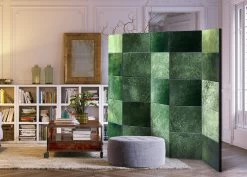 Vouwscherm - Green Puzzle II [Room Dividers] -Woonmeubelwinkel MNL PARAVENT129 MP 2