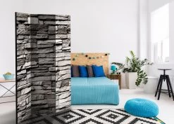 Vouwscherm - Stony Facade [Room Dividers] -Woonmeubelwinkel MNL PARAVENT25 MP 2