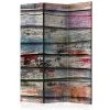 Vouwscherm - Colourful Wood [Room Dividers] -Woonmeubelwinkel MNL PARAVENT653 MP 1