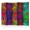 Vouwscherm - Colorful Abstract Art II [Room Dividers] -Woonmeubelwinkel MNL PARAVENT737 MP 1