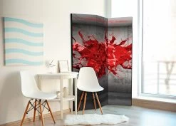 Vouwscherm - Red Ink Blot [Room Dividers] -Woonmeubelwinkel MNL PARAVENT77 MP 2
