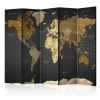Vouwscherm - Room Divider - World Map On Dark Background -Woonmeubelwinkel MNL PARAVENT877 MP 1