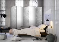 Vouwscherm - Room Divider - White Waves II -Woonmeubelwinkel MNL PARAVENT920 MP 2