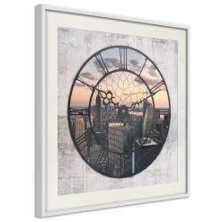 City Clock (Square) -Woonmeubelwinkel MNL POSTERprp0040 br MP 5