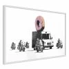Banksy: Donuts (Strawberry) -Woonmeubelwinkel MNL POSTERprp0167s br MP 1