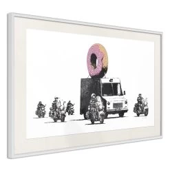 Banksy: Donuts (Strawberry) -Woonmeubelwinkel MNL POSTERprp0167s br MP 5