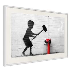 Banksy: Hammer Boy -Woonmeubelwinkel MNL POSTERprp0174s br MP 5