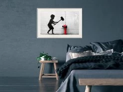 Banksy: Hammer Boy -Woonmeubelwinkel MNL POSTERprp0174s br MP 6
