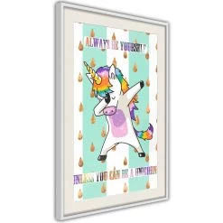 Dabbing Unicorn -Woonmeubelwinkel MNL POSTERprp0318s br MP 5