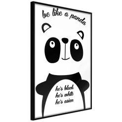 Tolerant Panda -Woonmeubelwinkel MNL POSTERprp0376s br MP 7