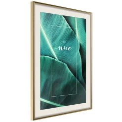 Banana Leaves With A Message (Green) -Woonmeubelwinkel MNL POSTERprp0407s br MP 13 1