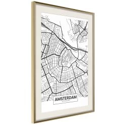 City Map: Amsterdam 28 City Map: Amsterdam -Woonmeubelwinkel MNL POSTERprp0554s br MP 13