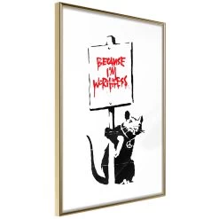 Banksy: Because I’m Worthless -Woonmeubelwinkel MNL POSTERprp0985s br MP 11