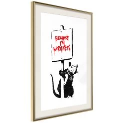 Banksy: Because I’m Worthless -Woonmeubelwinkel MNL POSTERprp0985s br MP 13