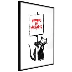 Banksy: Because I’m Worthless -Woonmeubelwinkel MNL POSTERprp0985s br MP 7