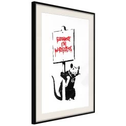 Banksy: Because I’m Worthless -Woonmeubelwinkel MNL POSTERprp0985s br MP 9